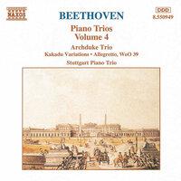 Beethoven: Archduke Trio / Kakadu Variations / Allegretto, Woo 39
