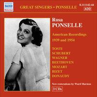 Ponselle, Rosa: American Recordings (1939, 1954)