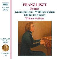 Liszt Complete Piano Music, Vol. 20: Gnomenreigen, Waldesrauschen & Études de concert
