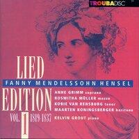 Mendelssohn-Hensel: Lied Edition, Vol. 1