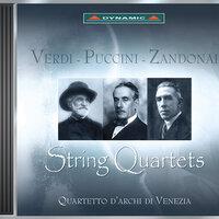 Verdi: String Quartet in E Minor / Puccini: Crisantemi / Zandonai: String Quartet in G Major