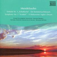 Mendelssohn: Symphony No. 3 / A Midsummer Night's Dream (Excerpts)