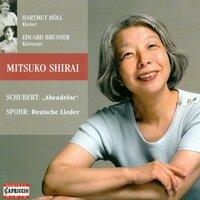 Vocal Recital: Shirai, Mitsuko - Schubert, F. / Spohr, L.