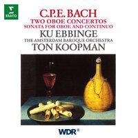 CPE Bach: Oboe Concertos, Wq. 164 & 165, Oboe Sonata, Wq. 135