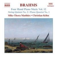 Brahms: Four-Hand Piano Music, Vol. 12