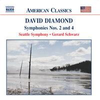Diamond: Symphonies Nos. 2 and 4