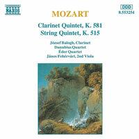 Mozart: Clarinet Quintet, K. 581 / String Quintet, K. 515