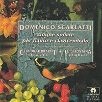 D. Scarlatti: 5 Sonatas Arranged for Flute & Harpsichord