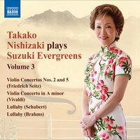 Takako Nishizaki Plays Suzuki Evergreens, Vol. 3