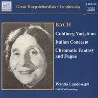 J.S. Bach: Works for Harpsichord