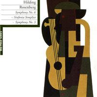 Rosenberg: Symphony No. 6 "Sinfonia semplice" & Symphony No. 3