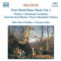 Brahms: Four-Hand Piano Music, Vol.  1