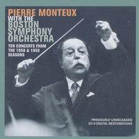 Pierre Monteux with the Boston Symphony Orchestra (1958, 1959)