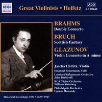 BRAHMS / GLAZUNOV: Violin Concertos (Heifetz) (1934, 1939)
