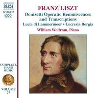 Liszt Complete Piano Music, Vol. 27: Donizetti Opera Transcriptions