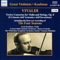Vivaldi: 12 Violin Concertos, Op. 8 / The Four Seasons (Kaufman) (19Four7, 1950)
