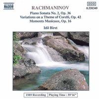 Rachmaninov: Variations On A Theme of Corelli / Moments Musicaux, Op. 16