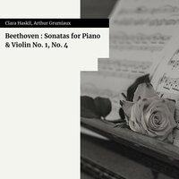 Beethoven : Sonatas for Piano & Violin No. 1, No. 4