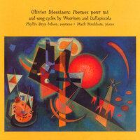 Wuorinen / Dallapiccola / Messiaen: 3 20th Century Song Cycles