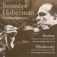 Brahms, J. / Tchaikovsky, P.I.: Violin Concertos (Huberman, Philharmonic Symphony, Rodzinski, Ormandy) (1944, 1946)