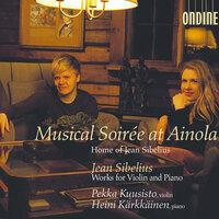 Sibelius, J.: 5 Danses Champetres / Pieces for Violin and Piano (Musical Soiree at Ainola)