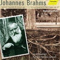 Brahms: Clarinet Quintet in B Minor, Op. 115 & String Quartet No. 3 in B-Flat Major, Op. 67