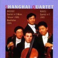 Ravel, M.: String Quartet in F Major / Bridge, F.: String Quartet, "Bologna" / Novelletten