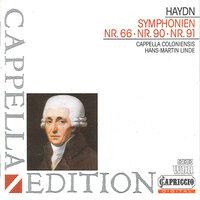 Haydn: Symphonies Nos. 66, 90 & 91