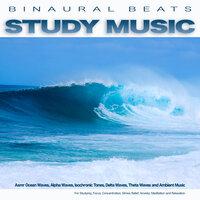 Binaural Beats Study Music: Asmr Ocean Waves, Alpha Waves, Isochronic Tones, Delta Waves, Theta Waves and Ambient Music For Studying, Focus, Concentration, Stress Relief, Anxiety, Meditation and Relaxation
