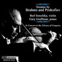 Brahms & Prokofiev: Violin Sonatas