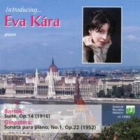 Eva Kara Plays Piano Music by Bartok and Ginastera