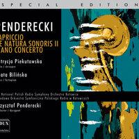 Penderecki: Capriccio - De natura sonoris II - Piano Concerto