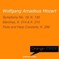Orange Edition - Mozart: Symphony No. 18, K. 130 & Flute and Harp Concerto, K. 299