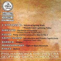 The Cala Series, Vol. 4 - Strauss Jr., Sibelius, Saint-Saëns, Elgar, Barber, Moussorgsky and Ravel