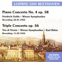 Ludwig van Beethoven: Piano Concerto No. 4 op 58; Triple Concerto op. 56