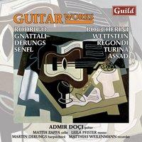Admir Doçi - Rodrigo: Tres canciones españolas, Aranjuez, ma pensée - Turina: Sevillana - Boccherini: Introduction & Fandango - Gnattali: Sonata for guitar & cello - Senfl: Carmen