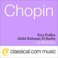 Fryderyk Franciszek Chopin, 19 Melodies, Op. 74 (Post.)