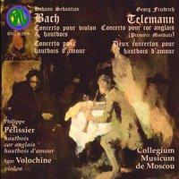 Bach & Telemann: Concertos pour violon, hautbois, hautbois d'amour et cor anglais