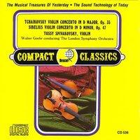 Tchaikovsky Violin Concerto in D Major Op. 35, Sibelius Violin Concerto in D Minor Op. 47