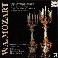 Mozart: Four Serenade Concertini for Violin and Orchestra