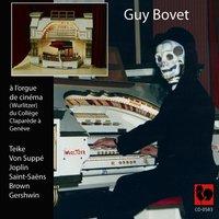 Guy Bovet à l'orgue de cinéma (Wurlitzer) du collège Claparède à Genève