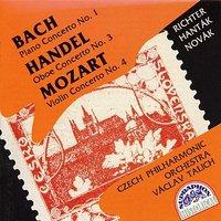 Bach, Händel, Mozart: Piano Concerto No. 1 - Oboe Concerto No. 3 - Violin Concerto No. 4