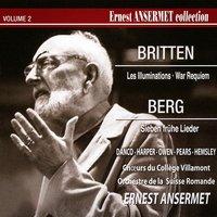 Ernest Ansermet Collection, Vol. 2: War Requiem, Pt. 2 de Britten et Sept Lieder de jeunesse de Berg
