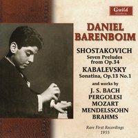 Daniel Barenboim - Rare First Recordings 1955