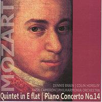 Mozart: Quintet in E-Flat & Piano Concerto No. 14