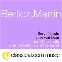 Hector Berlioz, Les Nuits D'Eté, Op. 7 (Summer Nights)