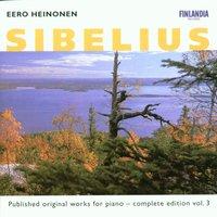 Sibelius : Published Original Works for Piano - Complete Edition Vol. 3