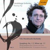 Mendelssohn: Symphonies, Vol. 1