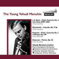 The Young Yehudi Menuhin