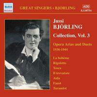 Bjorling, Jussi: Bjorling Collection, Vol. 3: Opera Arias and Duets (1936-1944)